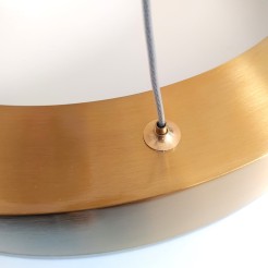 Lampa wisząca  40 LED mosiądz szczotkowany 40 cm ST-8848-40 brass