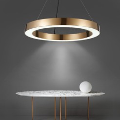 Lampa wisząca  80 LED mosiądz szczotkowany 80 cm ST-8848-80 brass