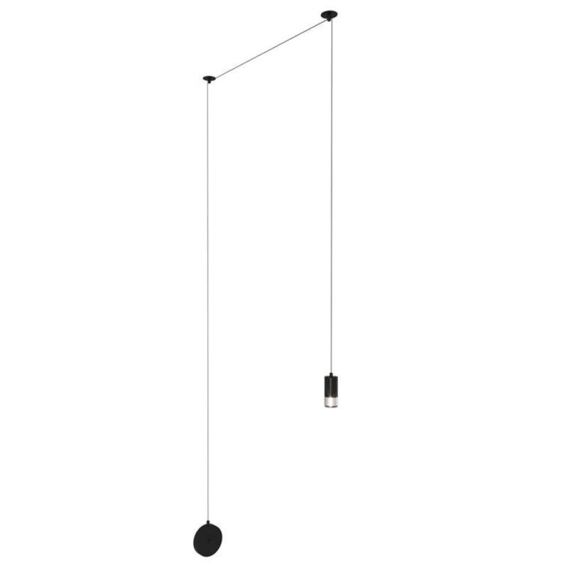Lampa ścienna -1 WALL czarna XT004P