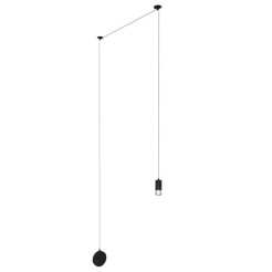 Lampa ścienna -1 WALL czarna XT004P