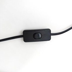 Lampa ścienna -1 WALL czarna XT004P