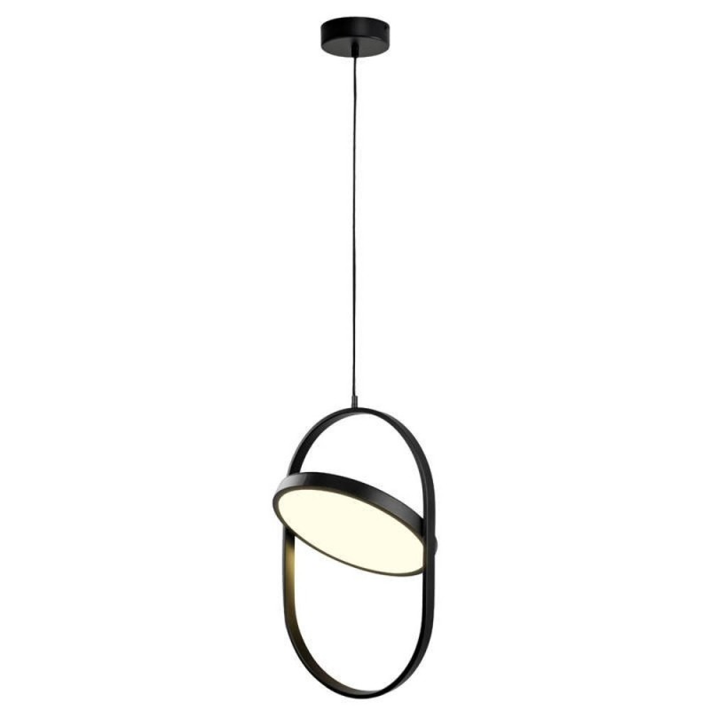 Lampa wisząca ELIPSE L LED czarna 65 cm 60217A-L