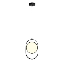 Lampa wisząca ELIPSE L LED czarna 65 cm 60217A-L