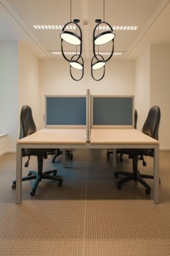 Lampa wisząca ELIPSE L LED czarna 65 cm 60217A-L