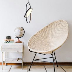 Lampa wisząca ELIPSE L LED czarna 65 cm 60217A-L