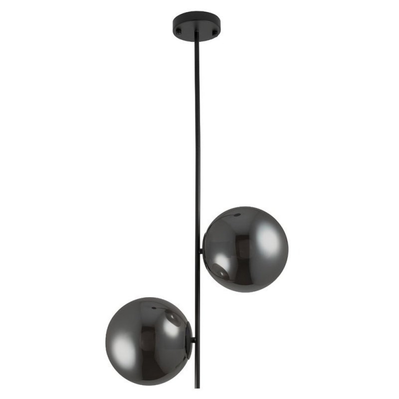 Lampa wisząca -2 czarna przydymiona 44 cm ST-5025-2 SMOKE