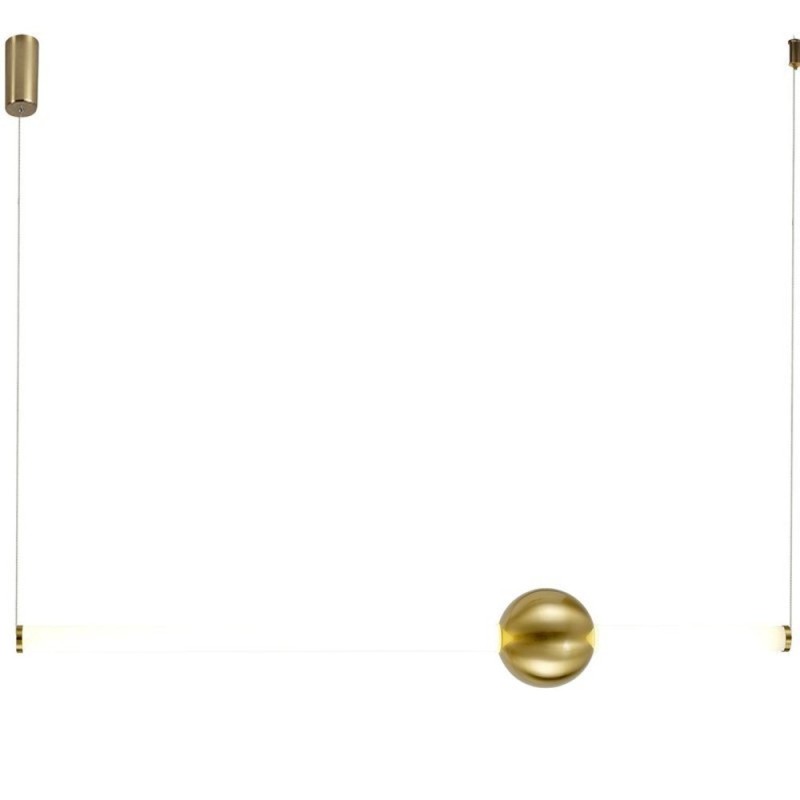 Lampa wisząca  LED 93 cm mosiądz ST-1688L