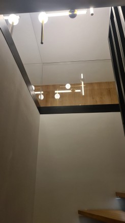 Lampa wisząca  LED 93 cm mosiądz ST-1688L