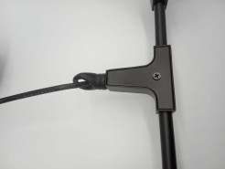 Lampa wisząca -6 transparentno czarna 130 cm ST-1232-6 black transparent