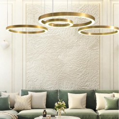 Lampa wisząca  40+60+60 LED nikiel na 1 podsufitce ST-8848-40+60+60 nickel