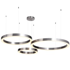 Lampa wisząca  60 LED tytanowy 60 cm ST-8848-60 black