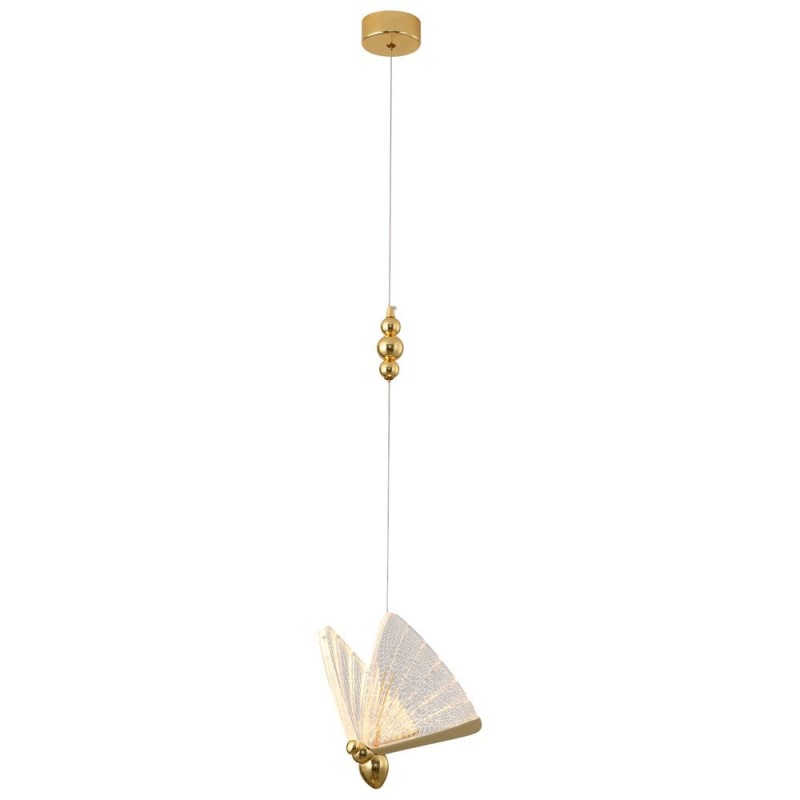 Lampa wisząca  1 LED złota 21 cm MP0090-1 gold