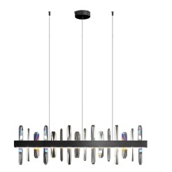Lampa wisząca  LED czarna 100 cm MP0099 black