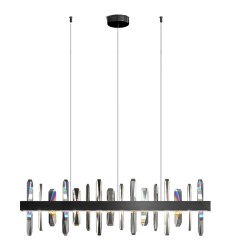 Lampa wisząca  LED czarna 100 cm MP0099 black