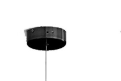 Lampa wisząca  LED czarna 100 cm MP0099 black