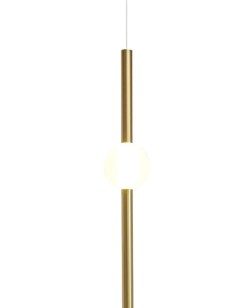 Lampa wisząca  LED 93 cm mosiądz ST-1689L