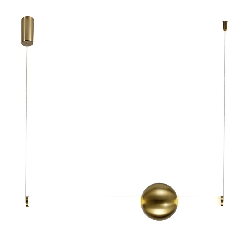Lampa wisząca  LED 63 cm mosiądz ST-1688S