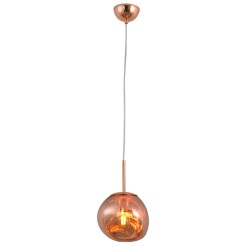 Lampa wisząca  S miedziana 18 cm MP-1239-180