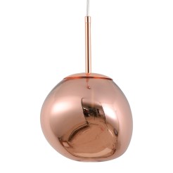 Lampa wisząca  S miedziana 18 cm MP-1239-180