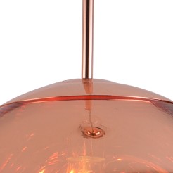 Lampa wisząca  S miedziana 18 cm MP-1239-180