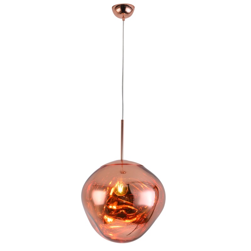 Lampa wisząca  L miedziana 38 cm MP-1239-380