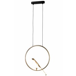 Lampa wisząca PTAK  LED złota 35 cm ST-9008P - 1