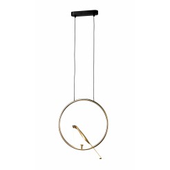 Lampa wisząca PTAK  LED złota 35 cm ST-9008P - 1