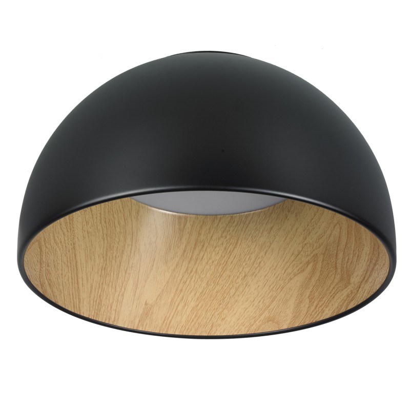 Plafon ledowy  czarny 35 cm ST-9493C/A black