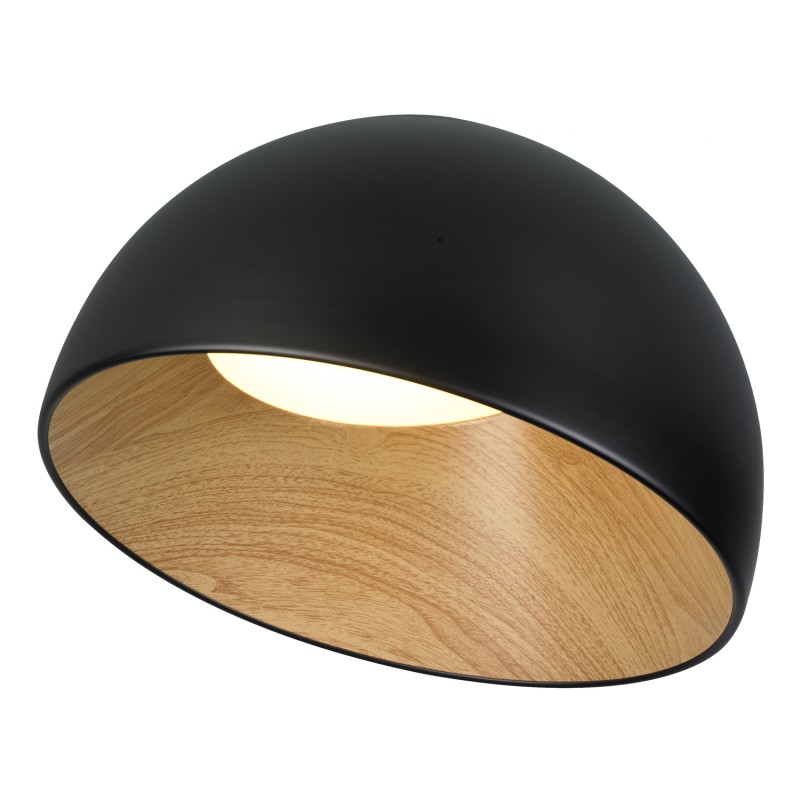 Plafon ledowy  SKOS czarny 35 cm ST-9493C/B black  