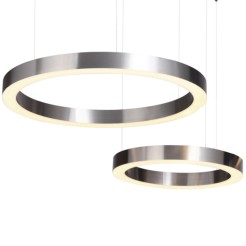 Lampa wisząca  40+60 LED nikiel na 1 podsufitce ST-8848-40+60 nickel