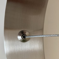 Lampa wisząca  40+60 LED nikiel na 1 podsufitce ST-8848-40+60 nickel
