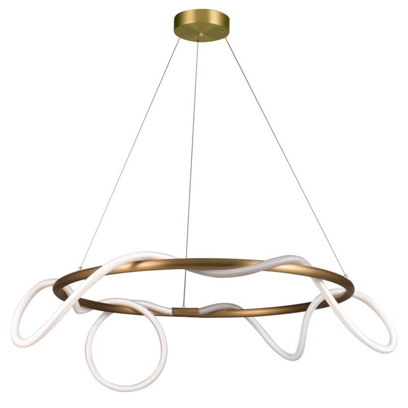 Lampa wisząca  ROUND LED złota 60 cm ST-9282R/D60