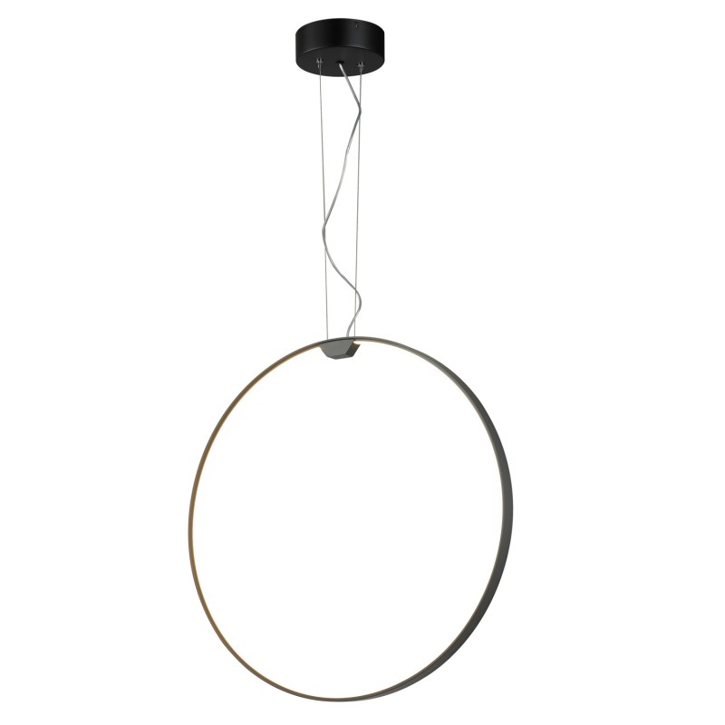 Lampa wisząca  led czarna 50 cm ST-10453P-D500A black