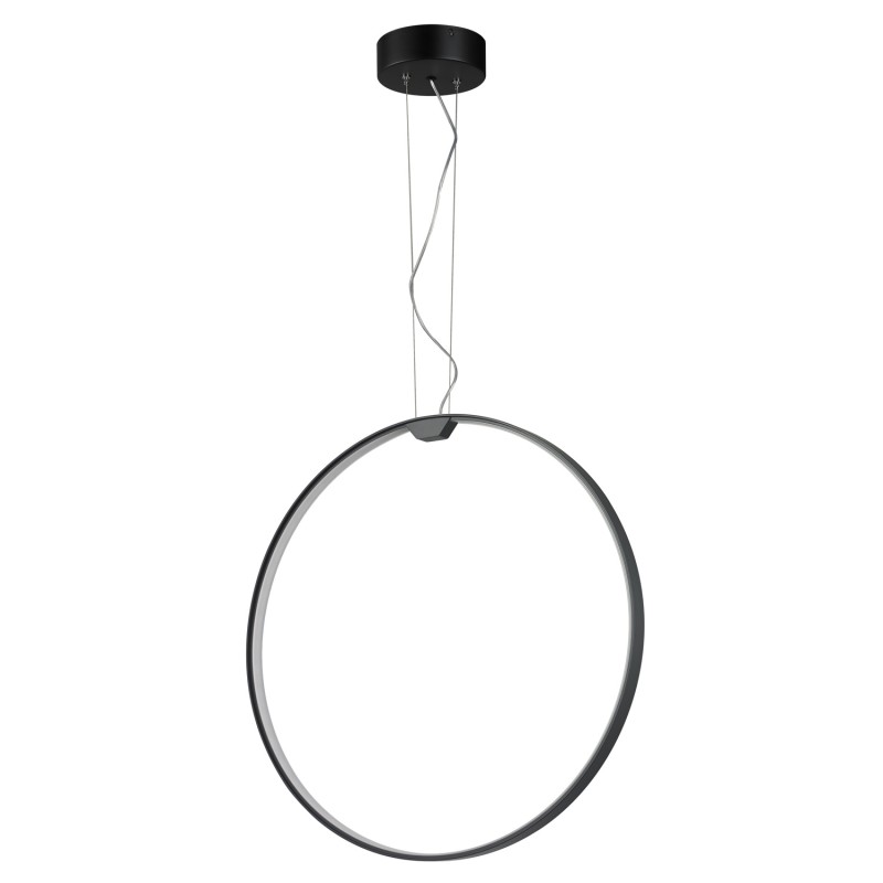 Lampa wisząca  led czarna 60 cm ST-10453P-D600A black