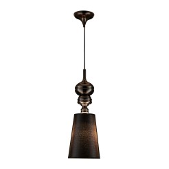 Lampa wisząca -1 czarna 18 cm MP-8846-18 black