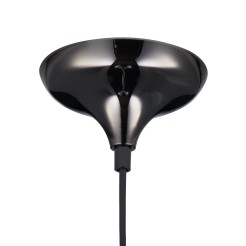Lampa wisząca -1 czarna 18 cm MP-8846-18 black