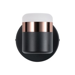 Lampa ścienna  LED czarna 16 cm D9926W black