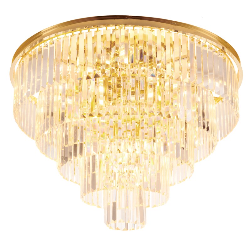 Plafon sufitowy  złoty 80 cm DN915-80
