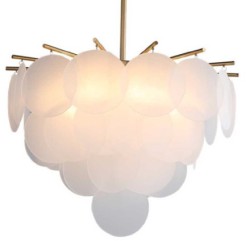 Lampa wisząca  biała 60 cm D8584P/R600 white