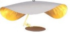 Lampa wisząca  LED biało złota 60 cm ST-8821P-60 white