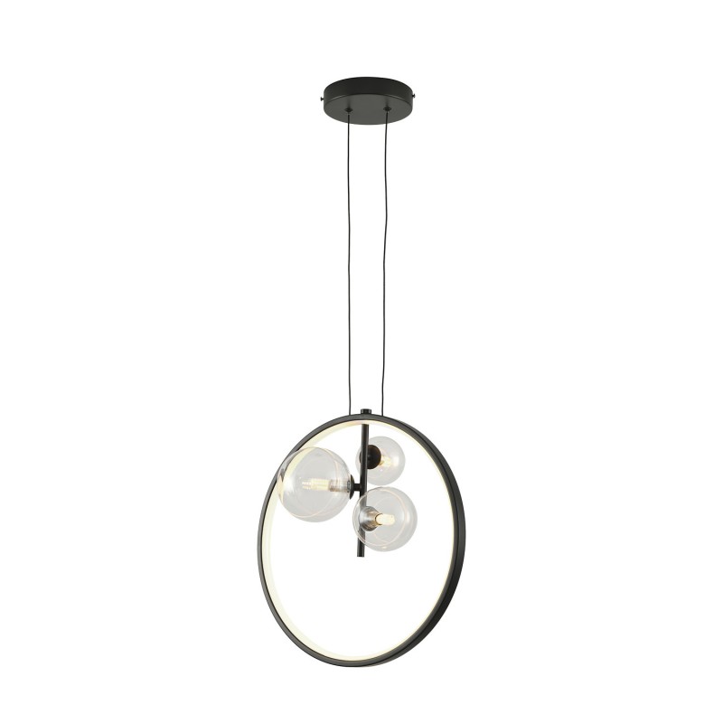 Lampa wisząca  RING LED czarny 40 cm DN1504