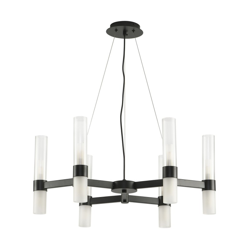 Lampa wisząca -6 czarna 70 cm DN1505-6 black