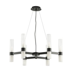 Lampa wisząca -6 czarna 70 cm DN1505-6 black