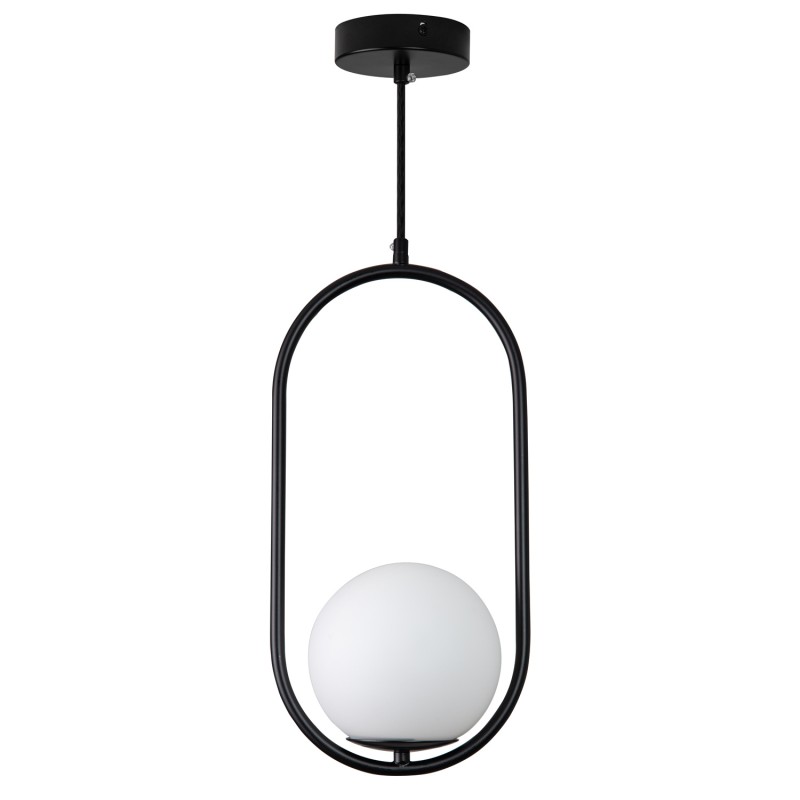 Lampa wisząca  SOLO czarna 40 cm DP0001A-400 black