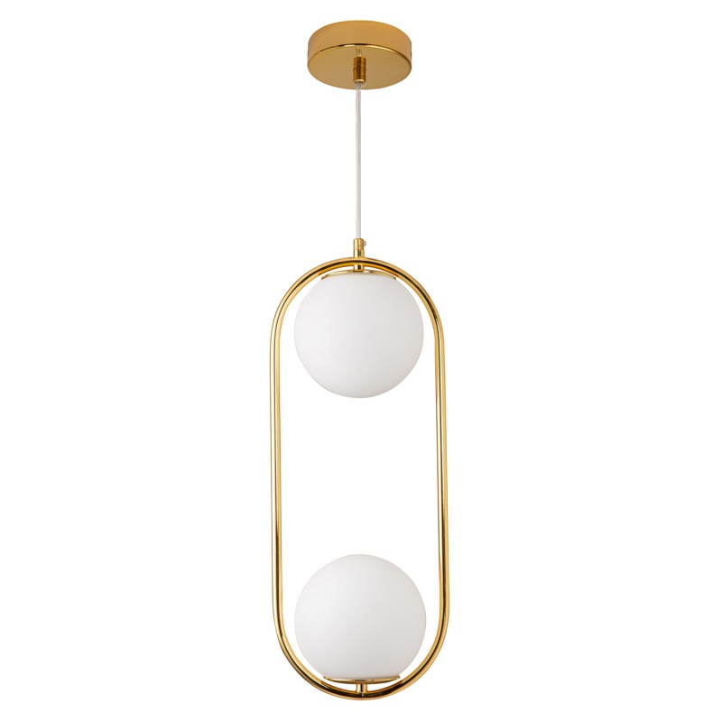 Lampa wisząca  DUO złota 50 cm DP0002-2 gold