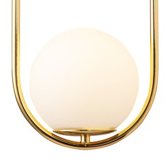 Lampa wisząca  DUO złota 50 cm DP0002-2 gold