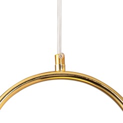Lampa wisząca  DUO złota 50 cm DP0002-2 gold