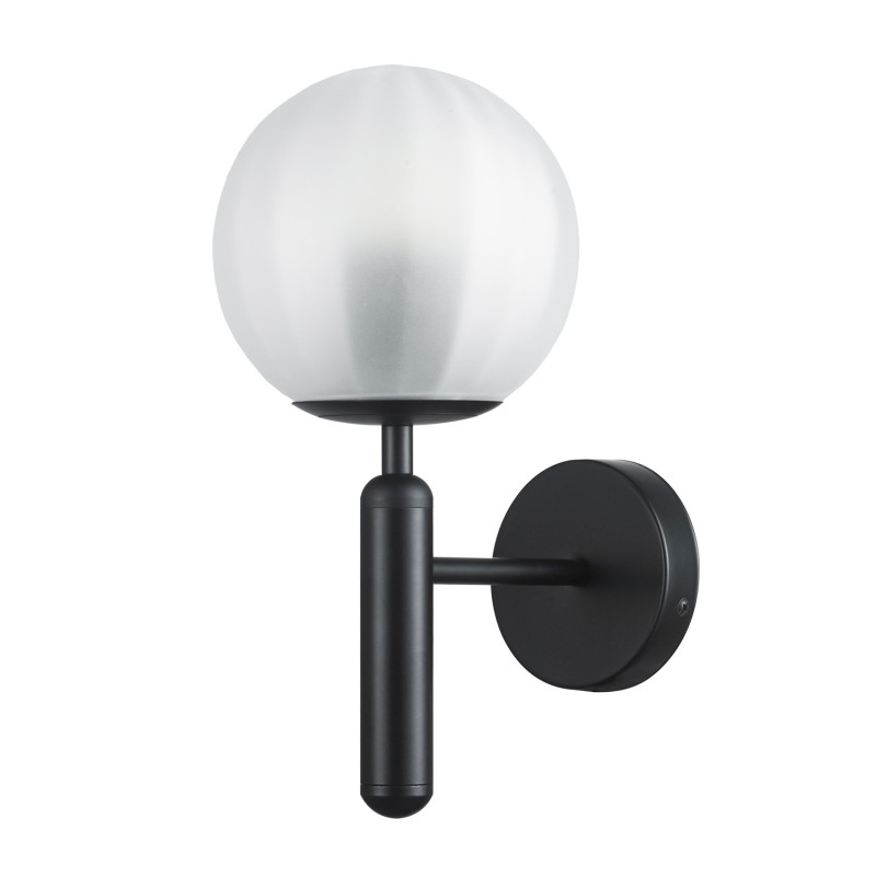 Lampa ścienna  czarna 15 cm F070 black