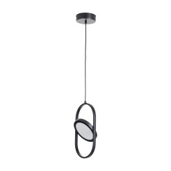 Lampa wisząca ELIPSE MINI LED czarna 32 cm 60217A-S