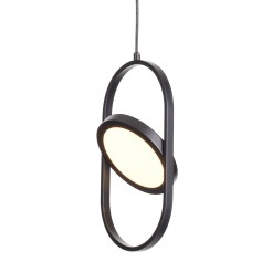 Lampa wisząca ELIPSE MINI LED czarna 32 cm 60217A-S